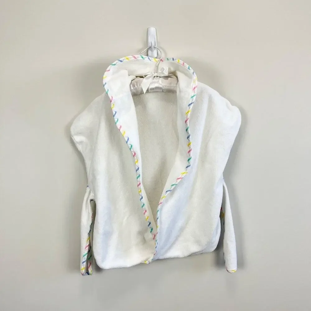 Vintage Playskool Baby White Towel Sack USA
